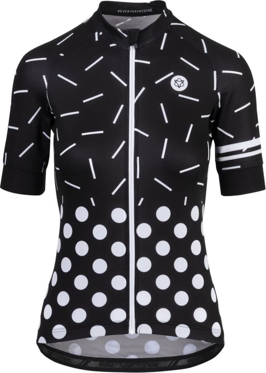 Agu Shirt Korte Mouw Sprinkle Dot Dames